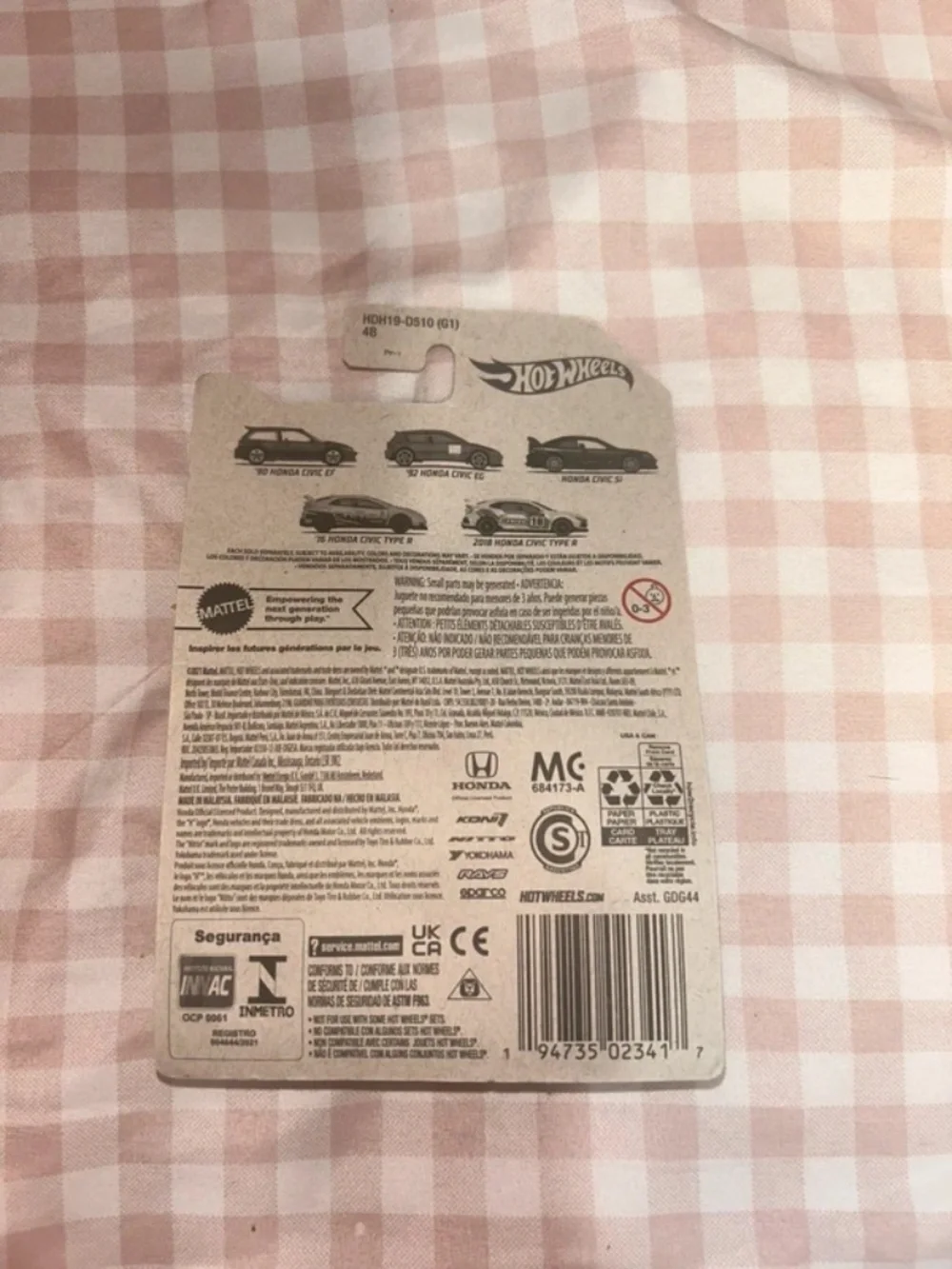 NWT Hot Wheels '18 Honda Civic Type R Mattel 2022 Honda Civic Anniversary Series